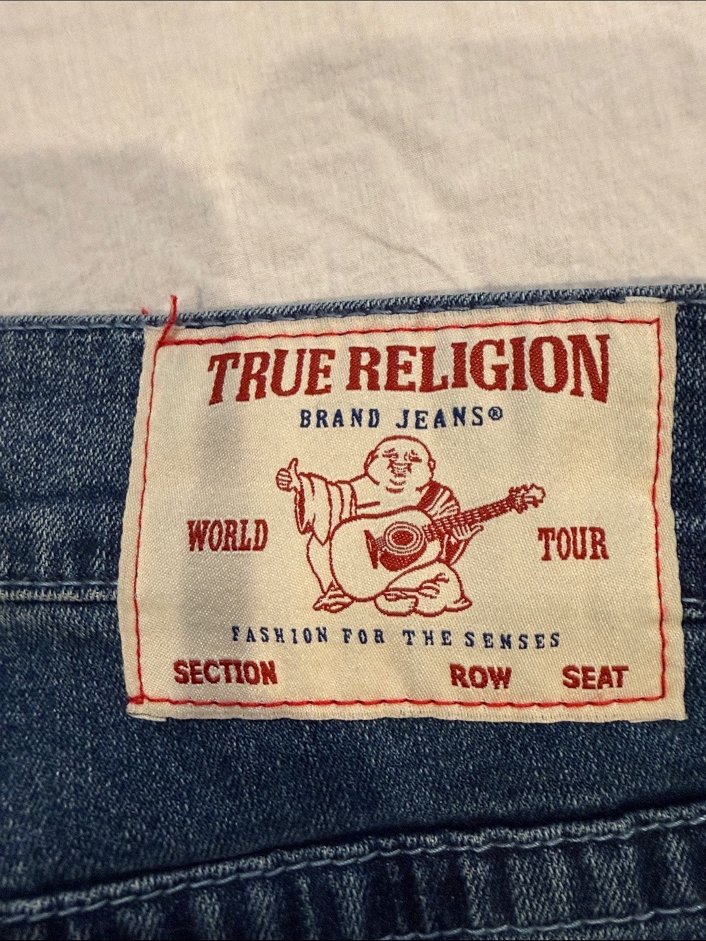 True Religion Men's Medium Blue Straight Jeans - Picture 2 of 5